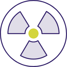 Radiation exposure icon