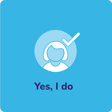 Person with checkmark icon