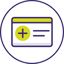 Patient wallet card icon